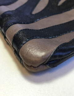 Two-tone leather PRADA wallet