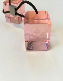 LOUIS VUITTON pink hair elastic 'Pony tail'