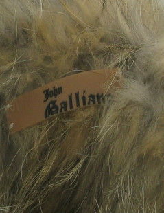 Manteau en coyote JOHN GALLIANO