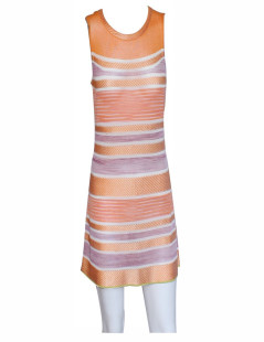 Robe MISSONI T 40 orange et mauve d'Été 