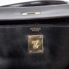 Kelly 35 en cuir box noir Vintage