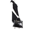 Kelly 35 en cuir box noir Vintage