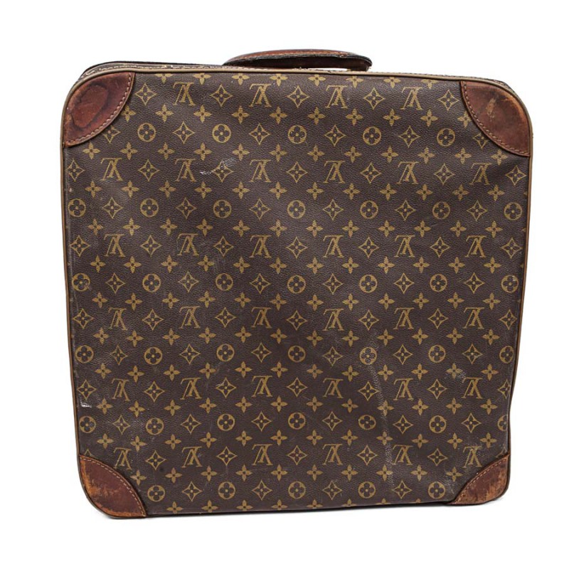 LOUIS VUITTON Weekend vintage travel bag in brown monogram canvas - VALOIS  VINTAGE PARIS