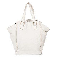 Sac 'Downtown' SAINT LAURENT cuir grainé beige