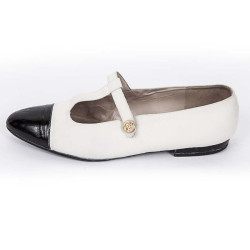 Ballerines CHANEL bicolores