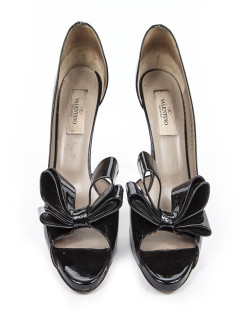 VALENTINO leather pumps Black patent T36, 5