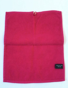 CHANEL cotton sponge towel pink