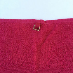 CHANEL cotton sponge towel pink