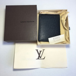 Multiple LOUIS VUITTON taiga leather wallet