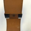 HERMES "Fido" cuff size S black box leather