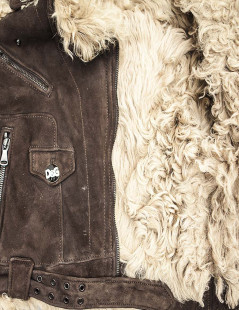 D & G DOLCE GABBANA t 46 IT Shearling Jacket