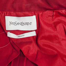 Imperméable T40 rouge bordeaux YVES SAINT LAURENT