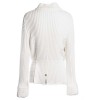 White CHANEL T 42 cotton long vest