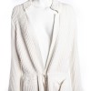 White CHANEL T 42 cotton long vest