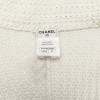 White CHANEL T 42 cotton long vest