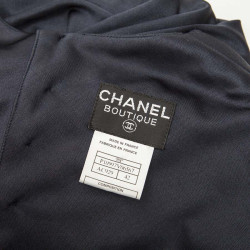 Robe longue CHANEL T42 manches américaines