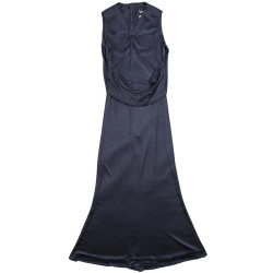 Robe longue CHANEL T42 manches américaines