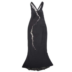 Robe longue Scherrer noire