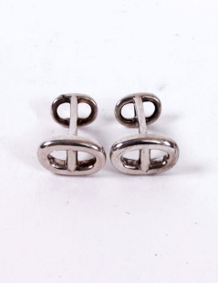 Cufflinks silver massive HERMES