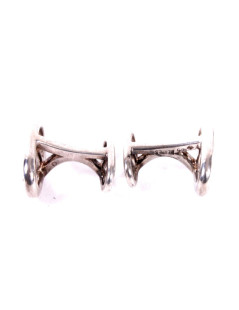 Cufflinks silver massive HERMES