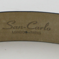 Belt ostrich and crocodile SAN CARLO