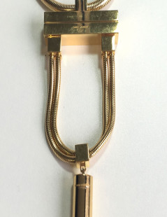 YVES SAINT LAURENT necklace gold metal