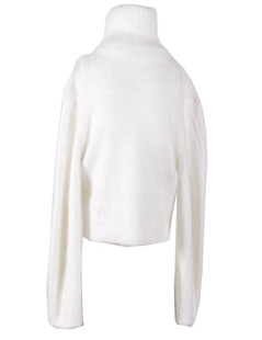 Pull MUGLER en mohair blanc vintage