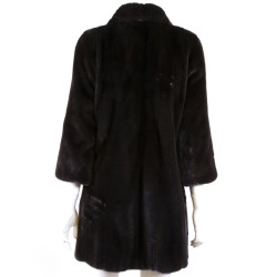 Manteau P T en vison blackglama