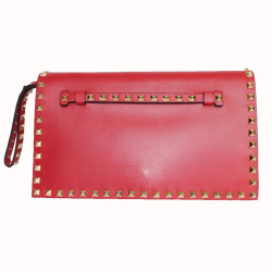 Pochette  rockstud VALENTINO GARAVANI rouge