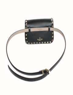 Pochette et ceinture Rocksud VALENTINO GARAVANI noire