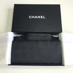 Set of leather CHANEL black fabric