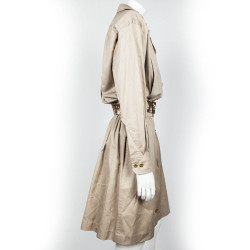 Robe CHANEL vintage beige et marron