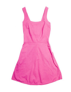 Dress VALENTINO cotton fushia