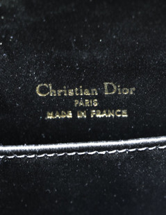 Mini bag CHRISTIAN DIOR yellow silk satin