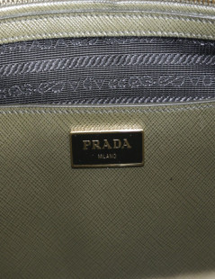 'Soffiano' Green Khaki leather PRADA bag