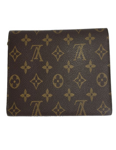 LOUIS VUITTON Brown monogram canvas wallet