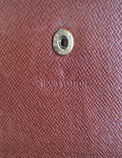 LOUIS VUITTON Brown monogram canvas wallet