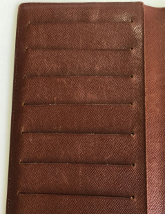 LOUIS VUITTON Brown monogram canvas wallet