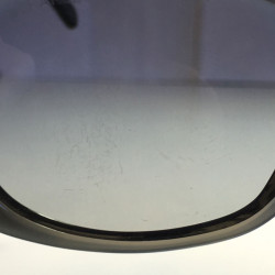 xxx Lunettes de soleil CHANEL en plastique gris et noir