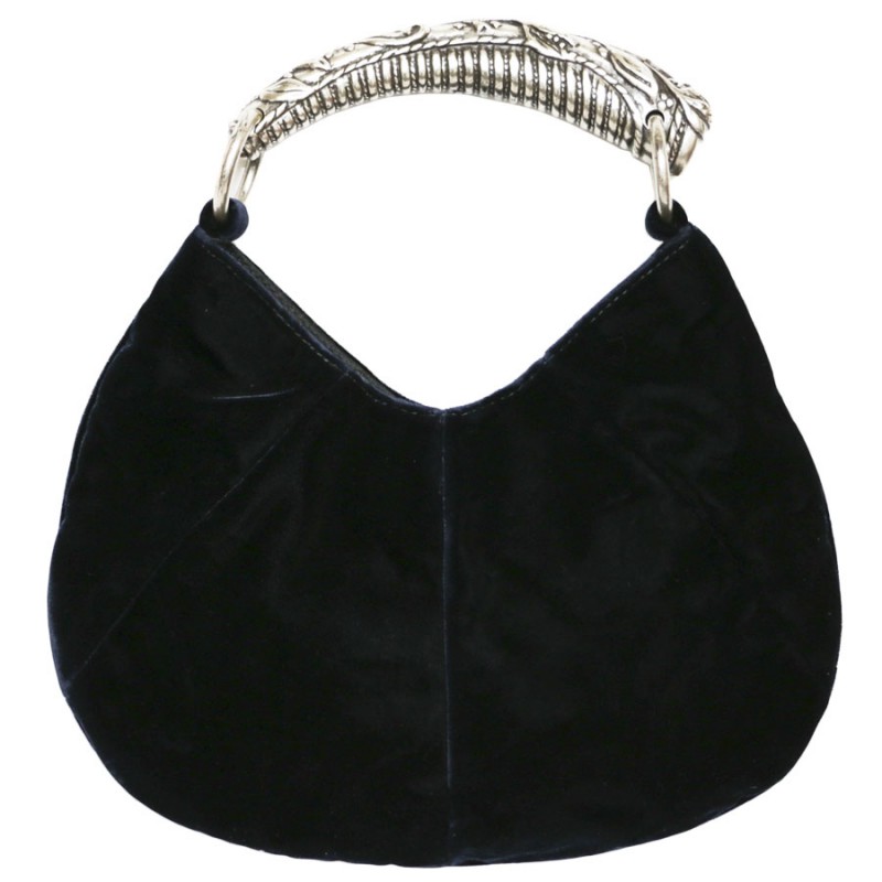 Yves Saint Laurent Mombasa Tote Bag Vintage Black Leather Nylon Ladies