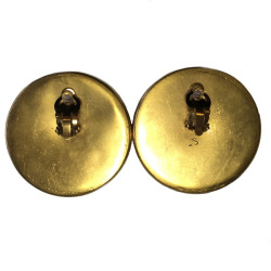 CHANEL vintage haute couture gilded clip-on earrings