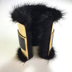 Golden cuff shagreen and mink