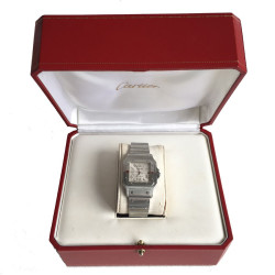 TROUVER PRIX  Montre "Santos" CARTIER automatic en acier