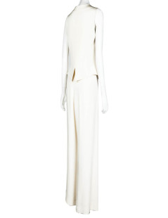 Together GIVENCHY couture crepe silk cream