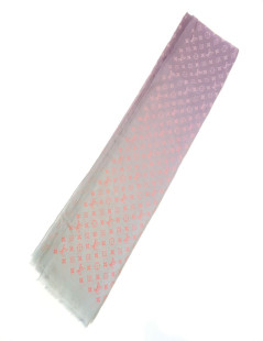 Long foulard LOUIS VUITTON en coton couleurs pastels