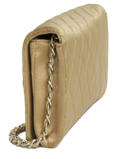 CHANEL Couture Evening Bag in Coppered Silk Satin