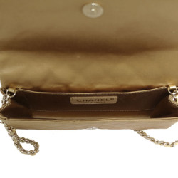 CHANEL Couture Evening Bag in Coppered Silk Satin