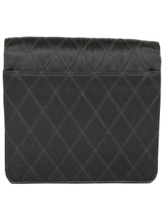 Sac du soir CHANEL soie noire