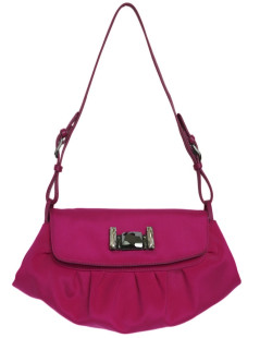 JIMMY CHOO mini bag in magenta Silk Satin