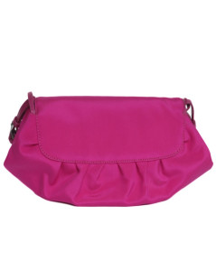 JIMMY CHOO mini bag in magenta Silk Satin